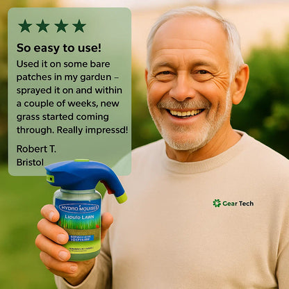 LawnNova | Grass Seed Spray for Effortless Lawn Restoration | Easy Hose Connection for Quick Results
