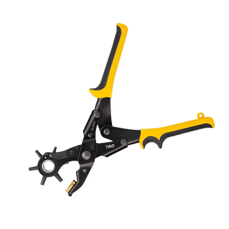 Leather Craft Tools | Precision Leather Punch Pliers with Carbon Steel Blade | Multifunctional Design for Clean Cuts