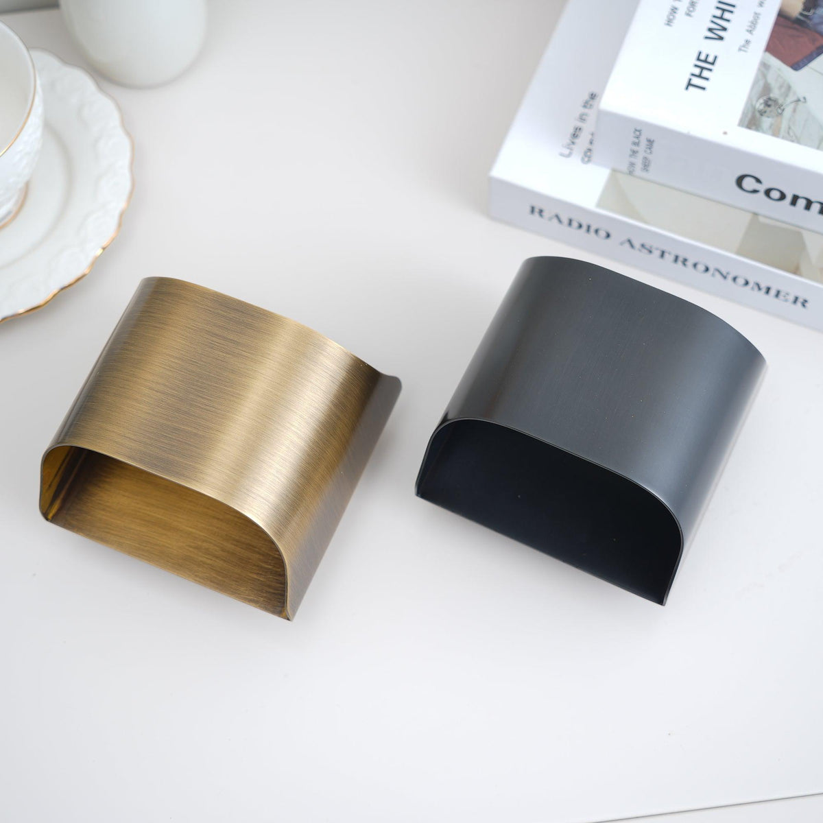 Brass Indoor LED Wall Light Fixture for Bedroom Living Room Hallway 10 Inch Square Contemporary Accent Lamp E14 G9 Socket Modern Home Lighti