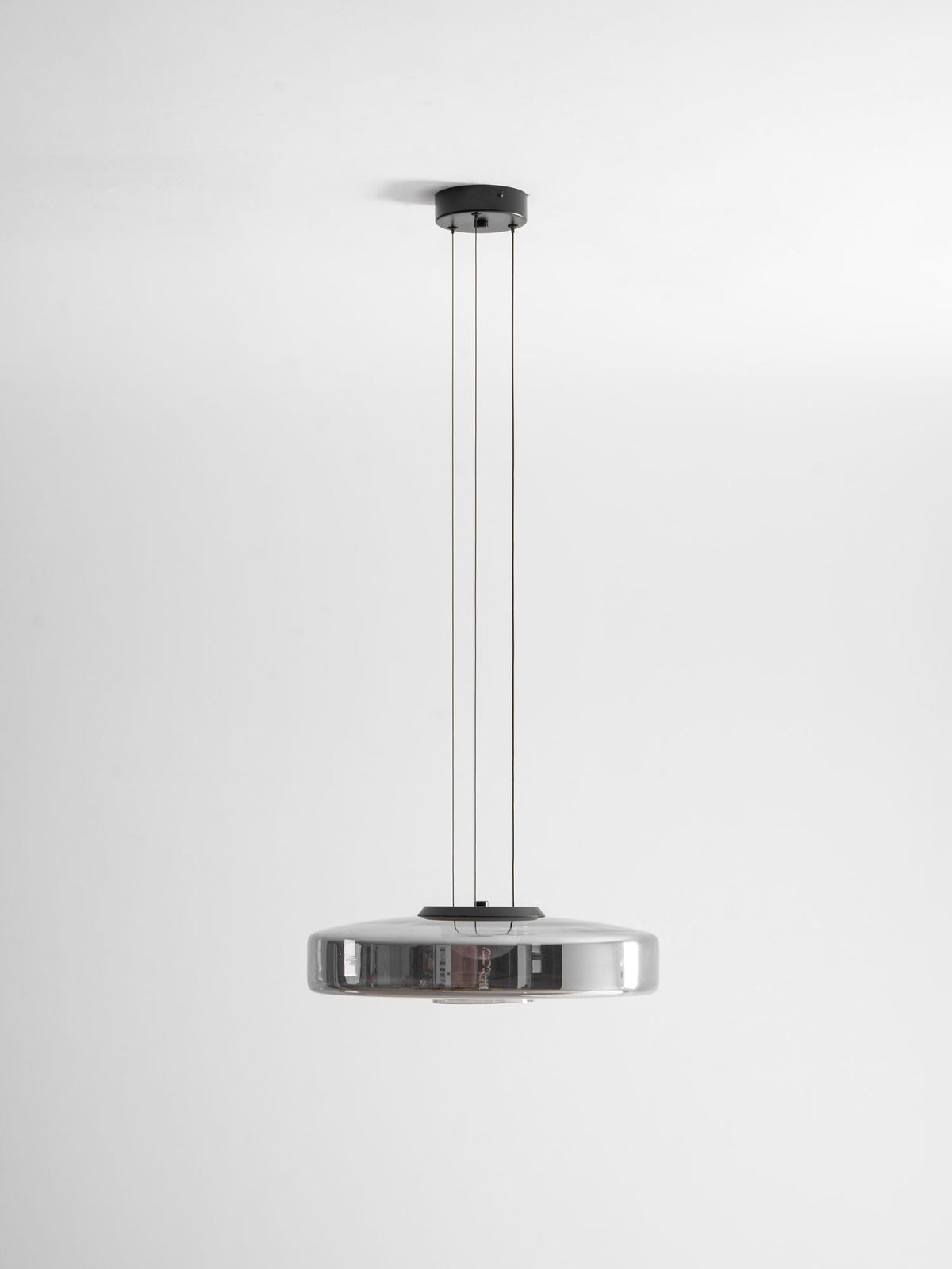 Tiered Glass Pendant Ceiling Fixture LED Multi-Level Hanging Light for Kitchen Island Dining Room Modern Layered Chandelier Adjustable Heigh