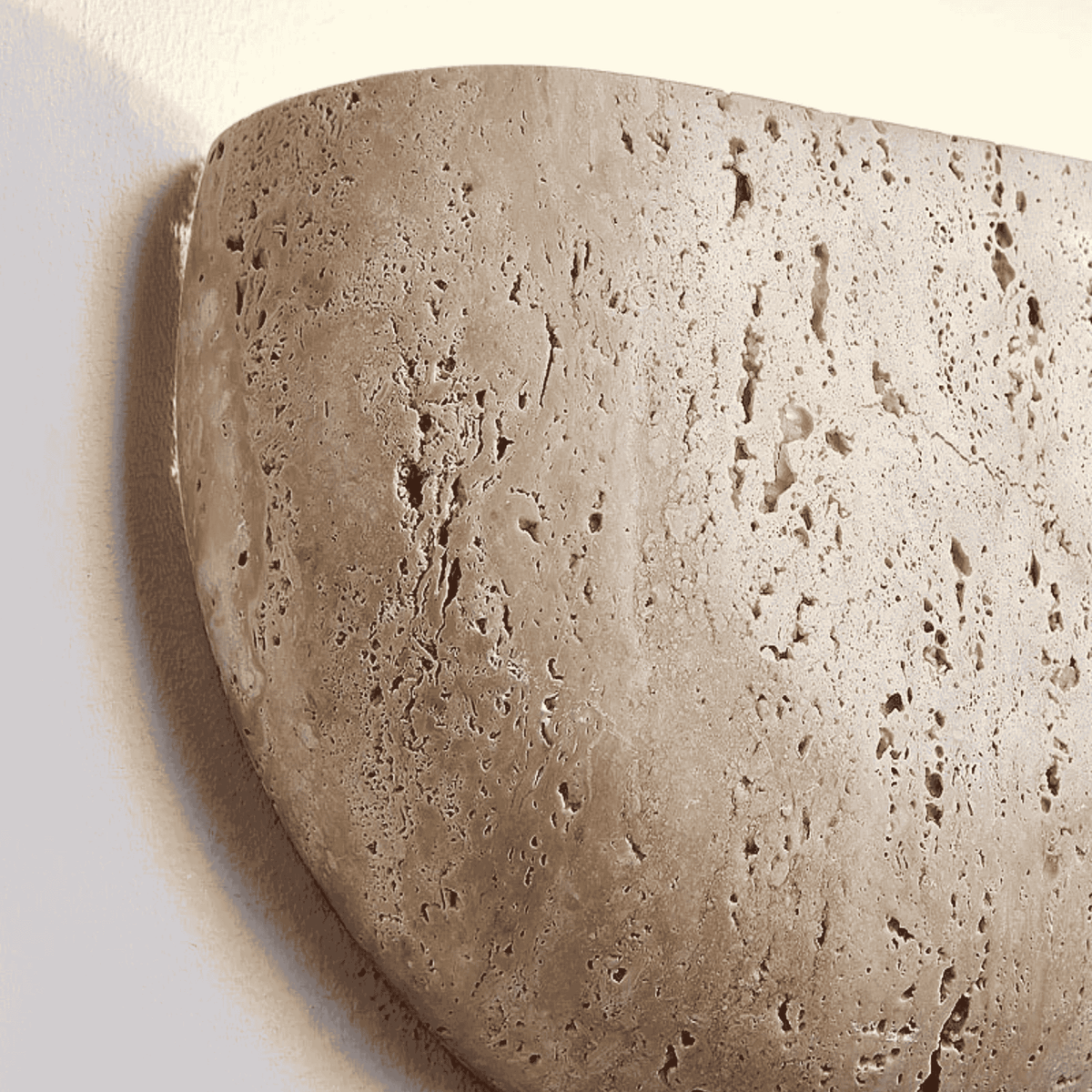 Minimalist | Wall Light Sconce with Textured Plaster Finish | Soft Ambient Illumination for Tranquil Spaces