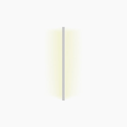 Sleek Aluminum LED Sconce Light Fixture Dimmable Modern Low-Profile Installation for Bedroom Living Room Study Adjustable Brightness