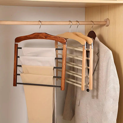 Liora Wooden Coat Hanger - Solid Wood, Elegant Design