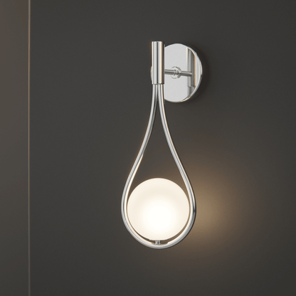 Metal Wall Sconce Light with Minimalist Linear Design for Bedroom, Living Room & Hallway – Modern Scandinavian Style Fixture in Black, Gold