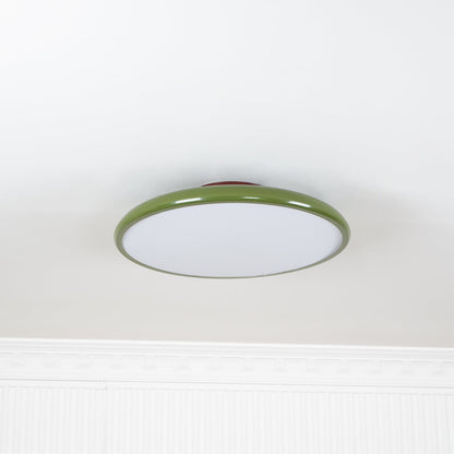 Swivel LED Flush Mount Ceiling Light 12 Inch Round Indoor Lamp Adjustable Directional Lighting for Bedroom Living Room Kitchen Dining Room T