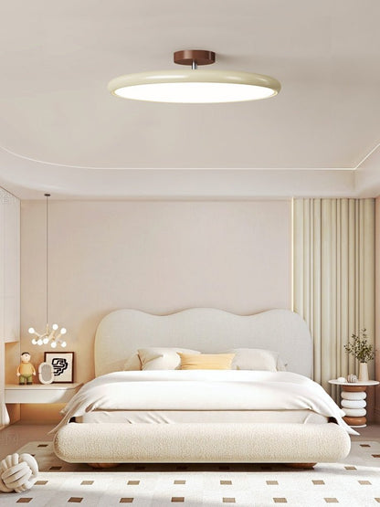 Swivel LED Flush Mount Ceiling Light 12 Inch Round Indoor Lamp Adjustable Directional Lighting for Bedroom Living Room Kitchen Dining Room T