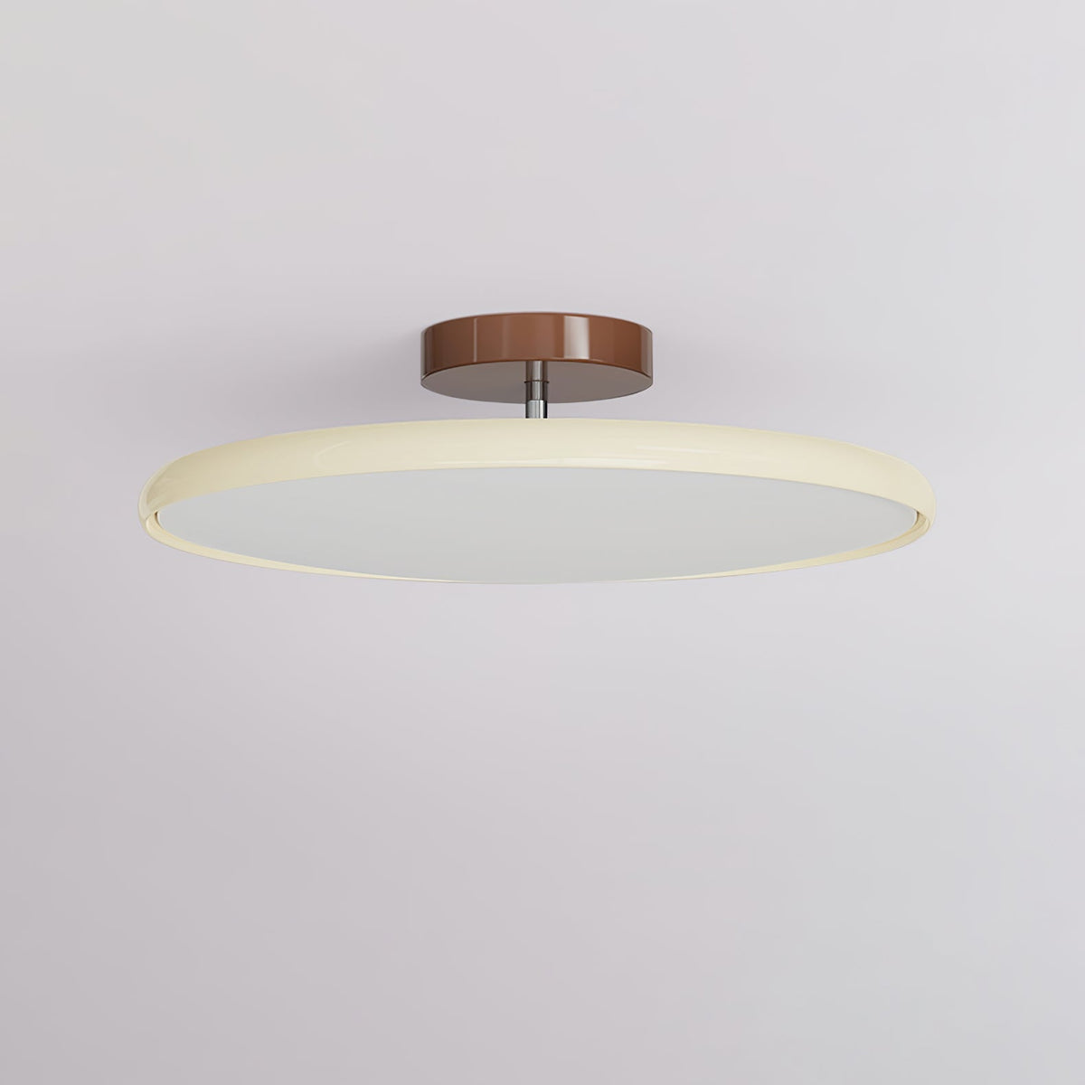 Swivel LED Flush Mount Ceiling Light 12 Inch Round Indoor Lamp Adjustable Directional Lighting for Bedroom Living Room Kitchen Dining Room T