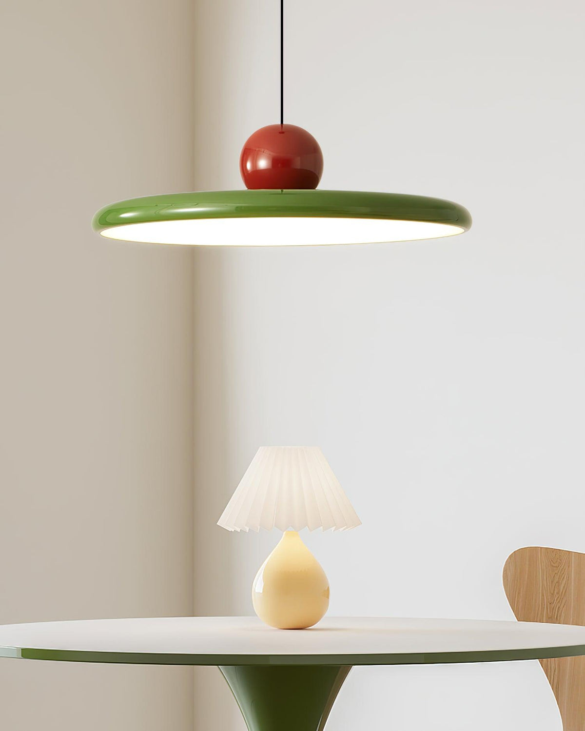 Round Flush Mount LED Ceiling Light Fixture with Adjustable Color Temperature for Kitchen Island Dining Room Bedroom Living Room Modern Indo