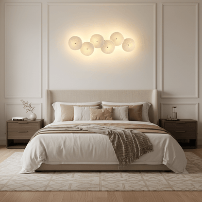 Sculpted Petal Sconce Gold White LED Art Deco Fixture Hallway Living Room Meditation Bedroom Accent 19.7 in Wall Mount Indoor Lighting