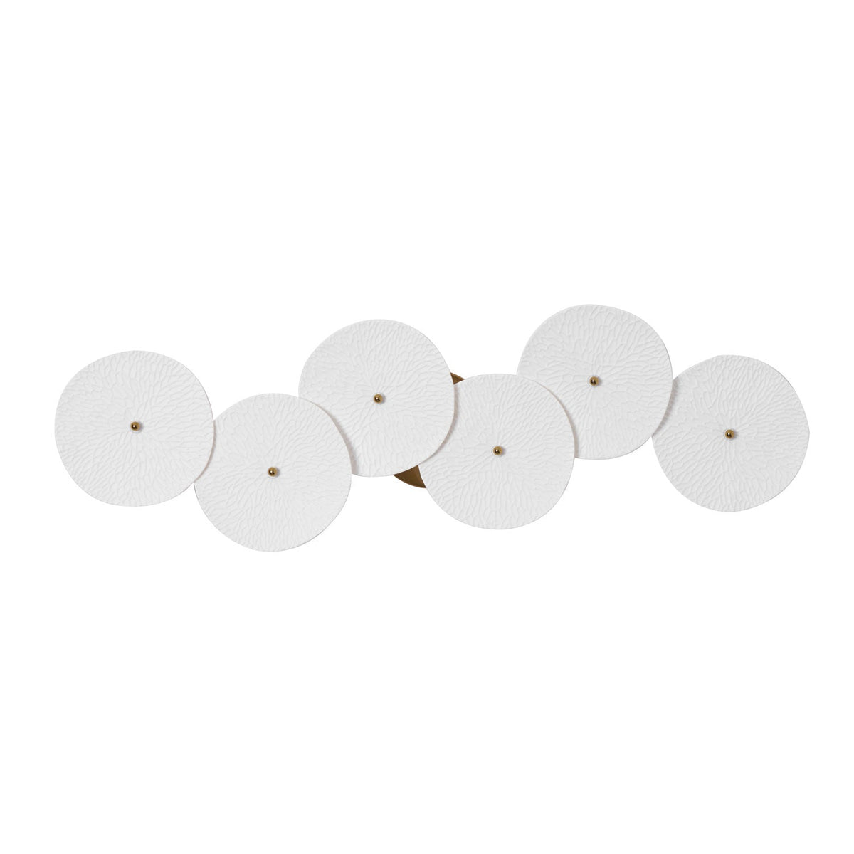 Sculpted Petal Sconce Gold White LED Art Deco Fixture Hallway Living Room Meditation Bedroom Accent 19.7 in Wall Mount Indoor Lighting