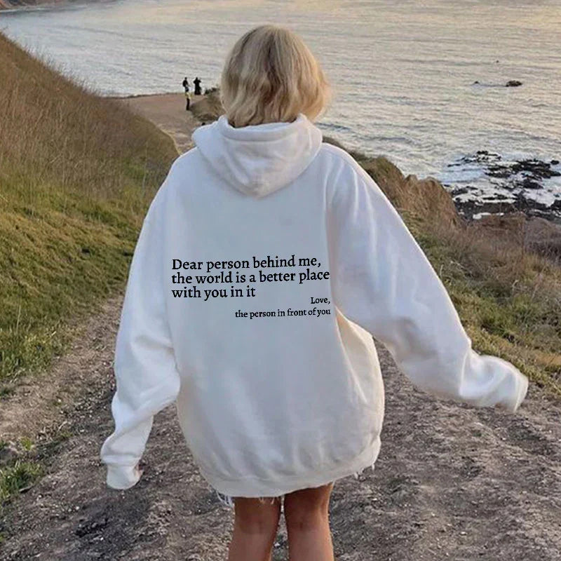 Motivational Message Pullover Hoodie Soft Cotton Blend Unisex Sweatshirt for Casual Everyday Wear