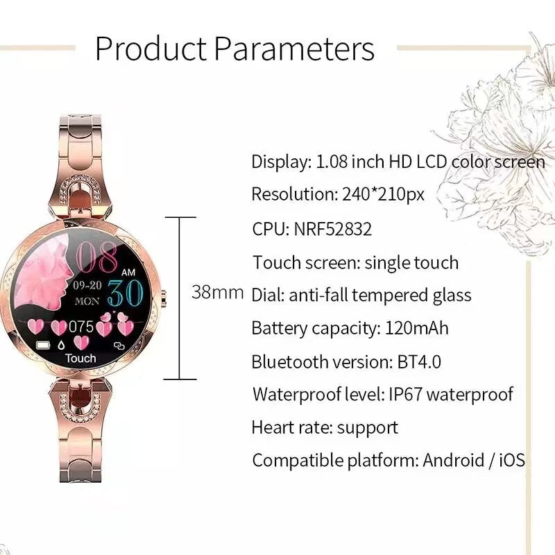 LumaFit | Water-Resistant Smartwatch for Activity Tracking & Health Monitoring | Stylish Design for Everyday Use