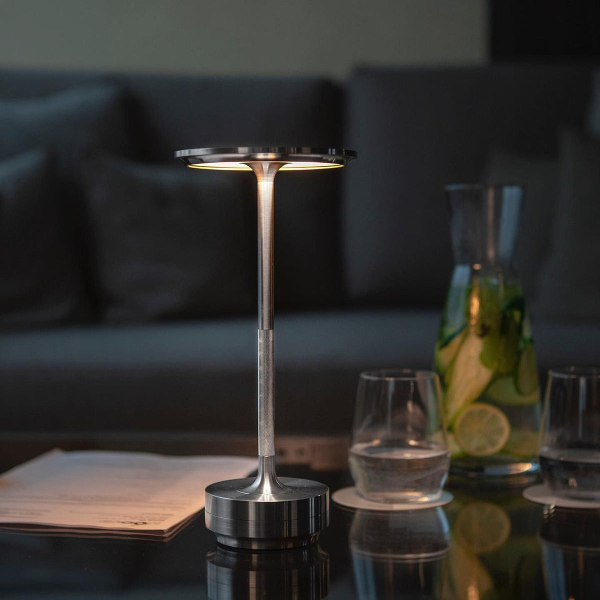LumiGlow | Cordless LED Table Lamp with 3-Colour Touch Dimming | Versatile Lighting for Any Space