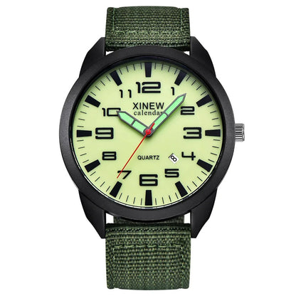 Lumo Collection | Quartz Watch with Luminous Dial & Calendar Function | Sleek Design for Everyday Style
