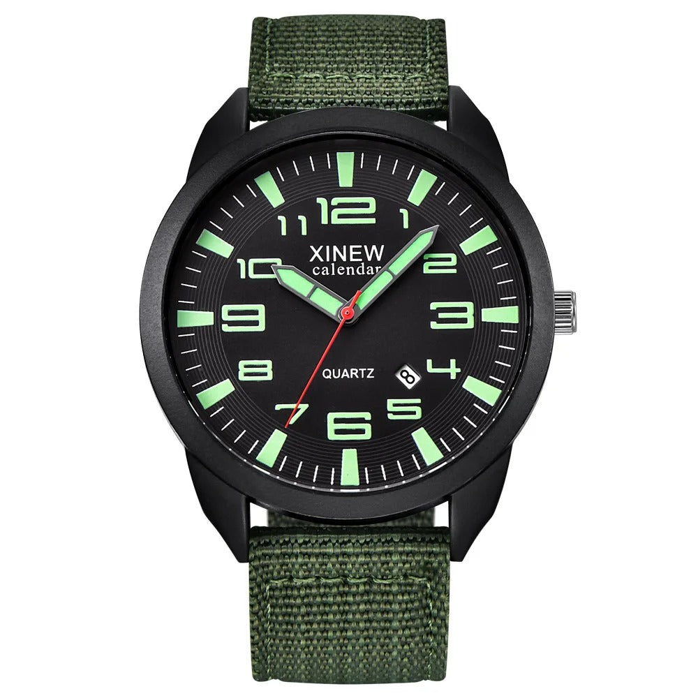 Lumo Collection | Quartz Watch with Luminous Dial & Calendar Function | Sleek Design for Everyday Style
