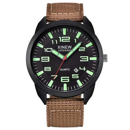 Lumo Collection | Quartz Watch with Luminous Dial & Calendar Function | Sleek Design for Everyday Style