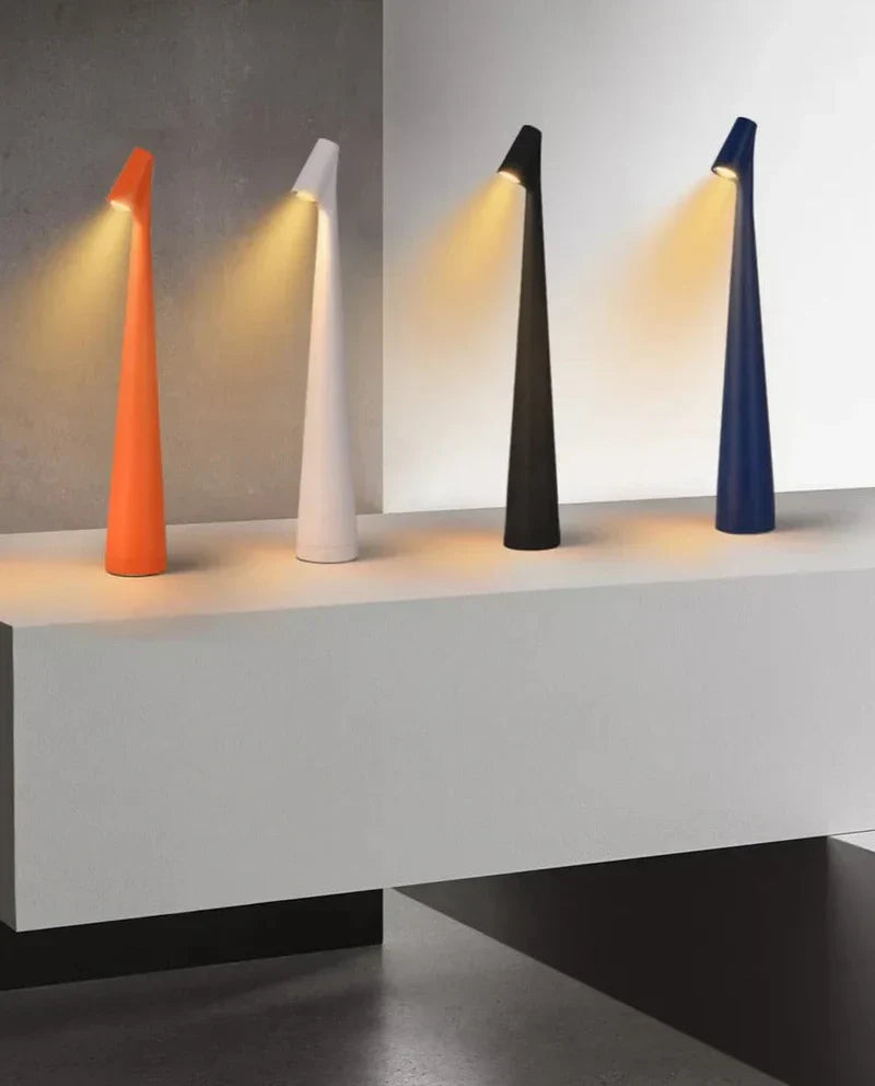 LunaLite | Wireless Table Lamp with Rechargeable Battery | Modern Design for Cozy Ambiance