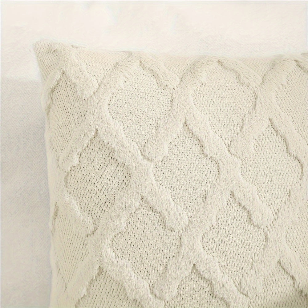 Lunel Velvet Pillow Cover - Boho Geometric, Soft Texture