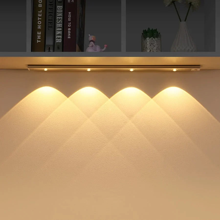 Cabinet Light Motion-Activated USB Rechargeable Aluminum