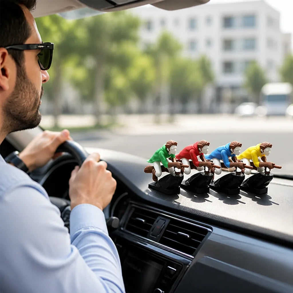 Car Dashboard Ornament Battery-Free Floating Set of 2