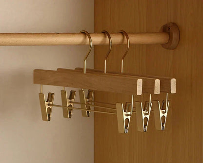 Clothes Hangers Camphor Wood Wide Shoulder Set of 2