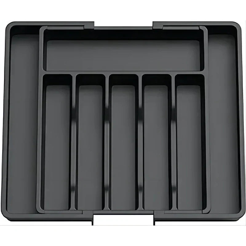 Cutlery Drawer Organizer Extendable Food-Safe Non-Slip
