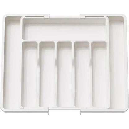 Cutlery Drawer Organizer Extendable Food-Safe Non-Slip