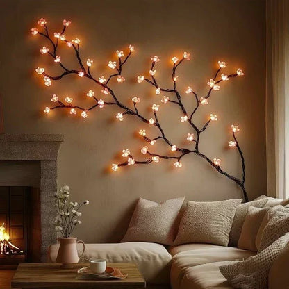Decorative Wall Lamp Branch Design Integrated Warm White LEDs