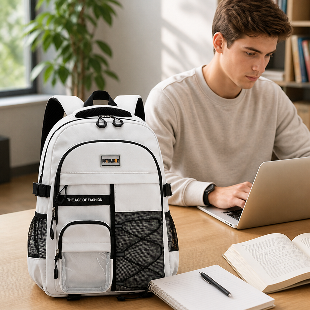 Durable Multi-Compartment School Backpack