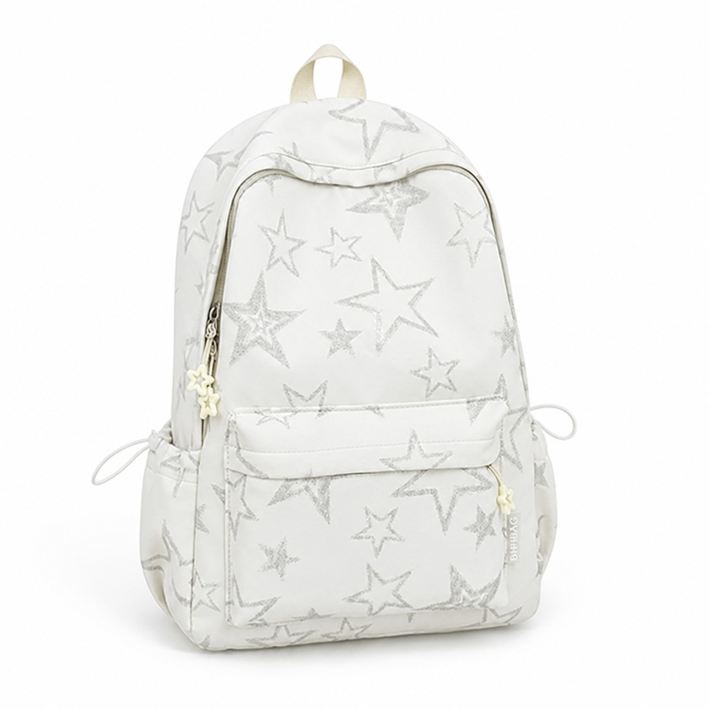 Durable Star-Patterned School Backpack