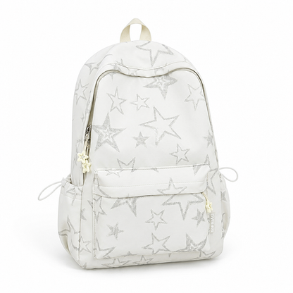 Durable Star-Patterned School Backpack
