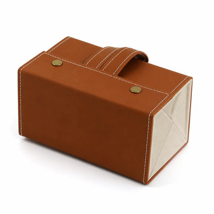 Glasses Organizer Foldable PU Leather Six Slots