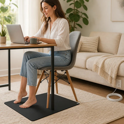 Grounding Mat Faux Leather Includes Cable & Converter