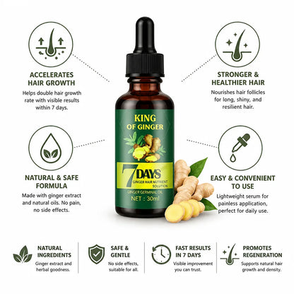Hair Growth Serum Natural Ginger Extract 30ml