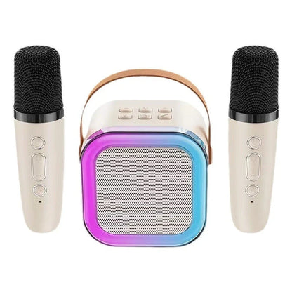 Kids Karaoke Machine Bluetooth Two Wireless Microphones