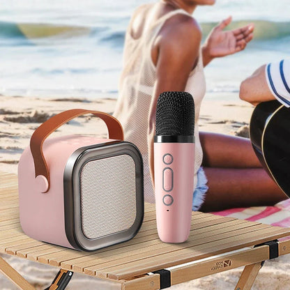Kids Karaoke Machine Bluetooth Two Wireless Microphones