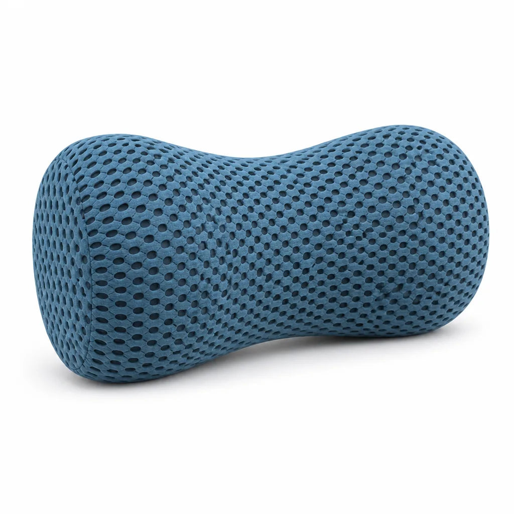 Lumbar support cushion, ergonomic contour, back