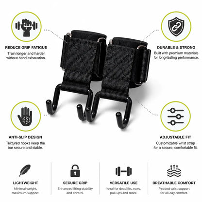 Lifting Straps Adjustable & Anti-Slip