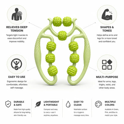 Massage Cups Silicone Deep-Tissue Arms & Legs
