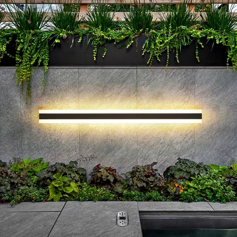 Outdoor Wall Lamp LED IP65 Weatherproof Iron & Acrylic