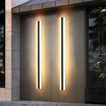 Outdoor Wall Lamp LED IP65 Weatherproof Iron & Acrylic