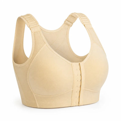 Posture Correction Bra Cross-Back Support & Adjustable Front Hook
