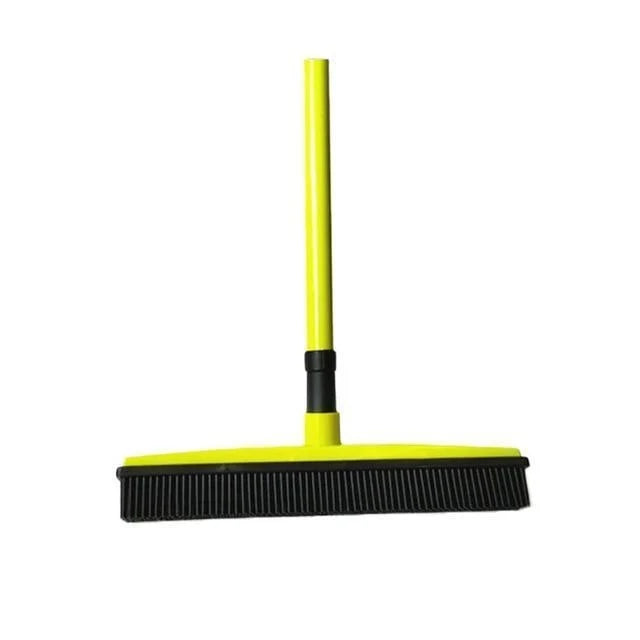 Rubber Broom Natural Rubber Head Squeegee Telescopic 60 Inch