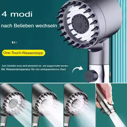 Shower Head Water-Saving Massage Spray Replaceable Filter