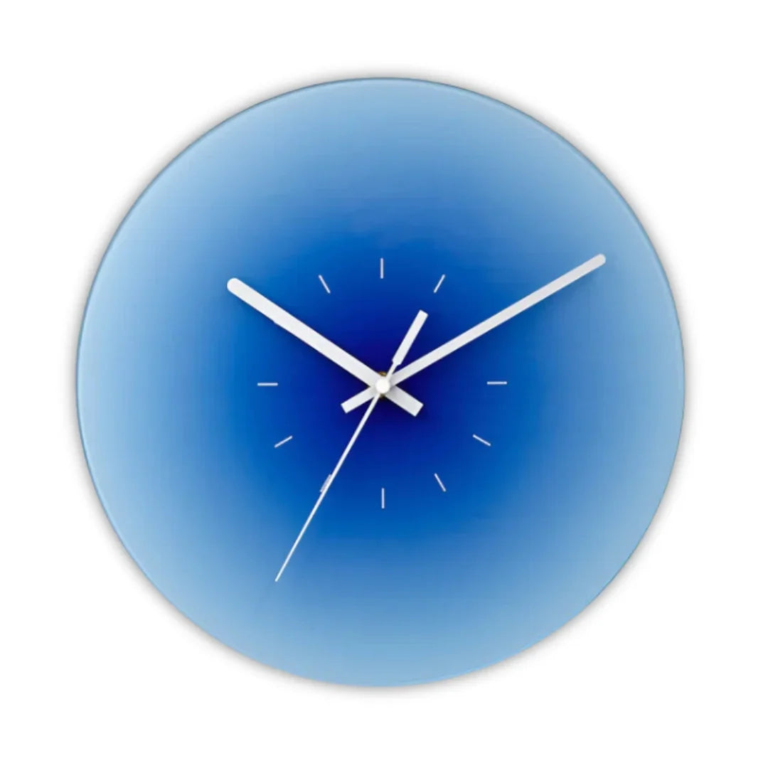 Wall Clock Silent Quartz Scratch-Resistant Glass 11.8 Inch