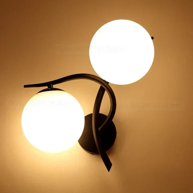 Wall Lamp Scandinavian Iron Integrated LED