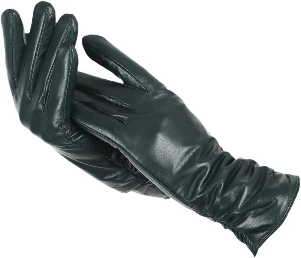 LuxLeather | Women's Leather Gloves with Soft Wool Lining | Stylish Warmth for Winter