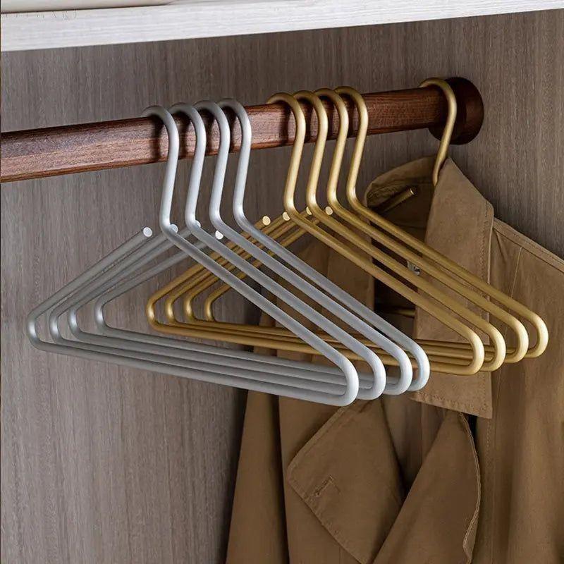 Premium Metal Suit Hangers 16.5" Heavy-Duty Coat Hanger Set for Closet Wardrobe Organization Matte Finish Clothes Storage Hangers for Blazer