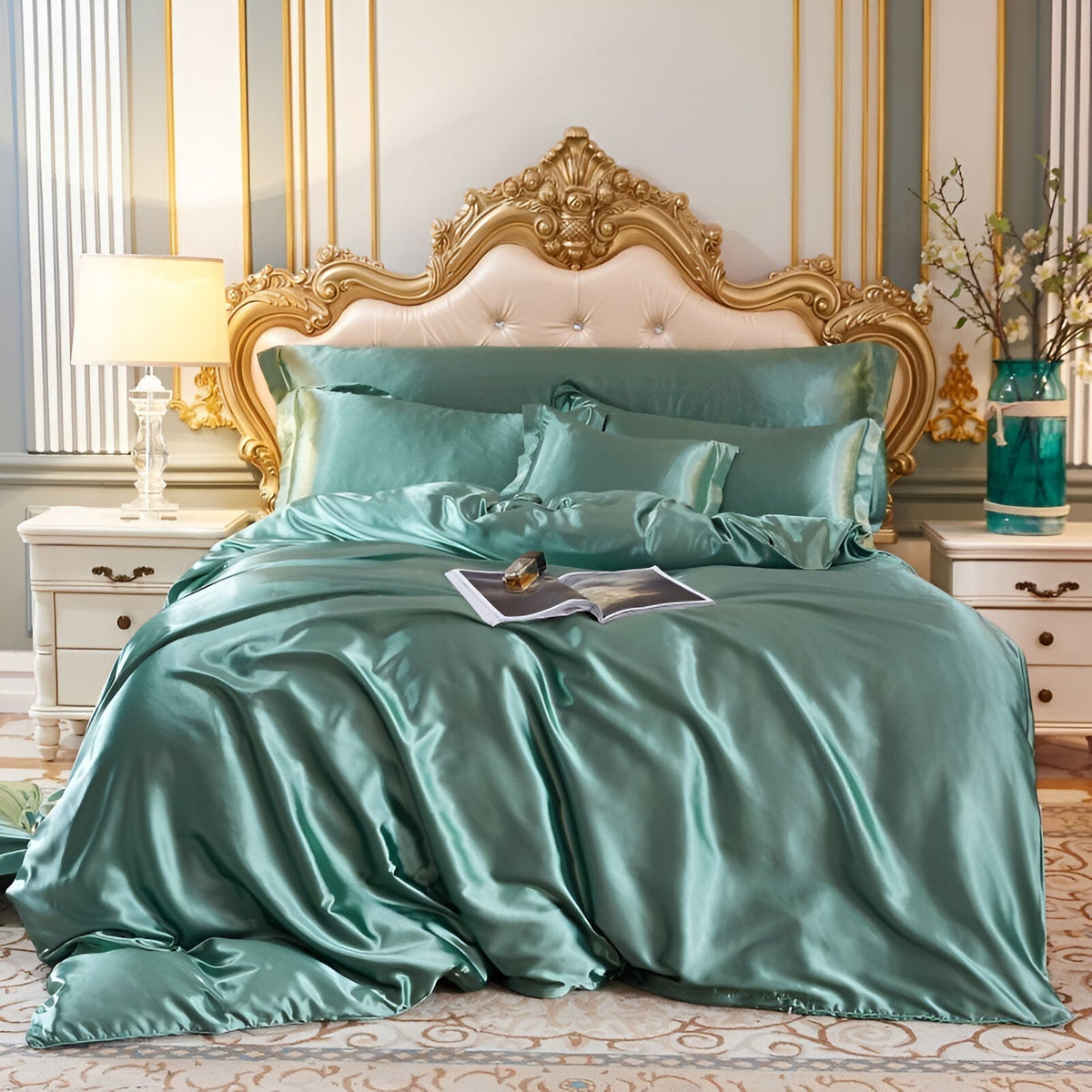 Luxurious Silk Duvet Cover with Cooling Comfort | Elegant Bedding for Refreshing Sleep