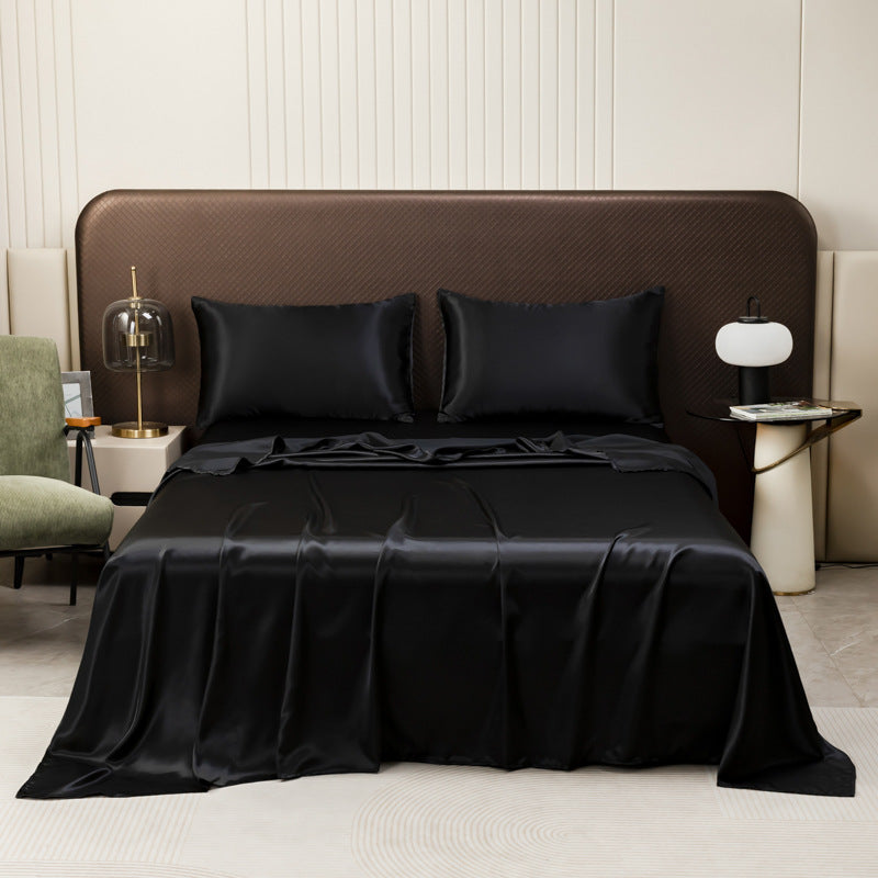 Ortekor Luxurious Satin Bed Sheet | Cooling Silky Fabric for Refreshing Sleep | Moisture-Wicking Design for Ultimate Comfort